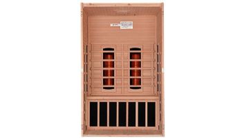 Golden Designs Dynamic Serena 2-Person Full Spectrum Near Zero EMF FAR Infrared Sauna | Hemlock  | DYN-6229-03 FS