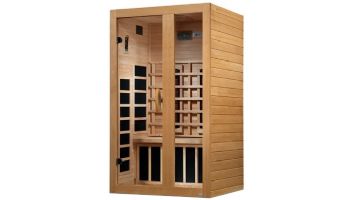 Golden Designs Dynamic Serena 2-Person Full Spectrum Near Zero EMF FAR Infrared Sauna | Hemlock  | DYN-6229-03 FS