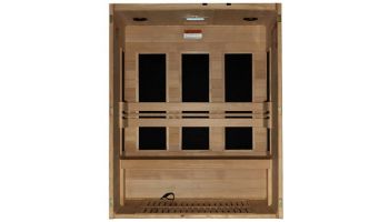 Golden Designs Maxxus S-Line Yoga 3-Person Low EMF FAR Infrared Sauna | Hemlock | MX-S306-01