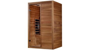 Golden Designs Maxxus S-Line Yoga 2-Person Full Spectrum Near Zero EMF Infrared Sauna | Pacific Cedar | MX-S206-01-FS-PC