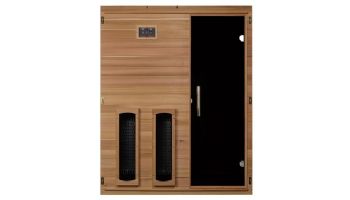 Golden Designs Maxxus S-Line Yoga 3-Person Full Spectrum Near Zero EMF Infrared Sauna | Pacific Cedar | MX-S306-01-FS-PC