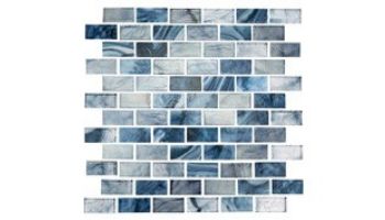 National Pool Tile Aquarius 1x2 Glass Tile | Mica | AQI-MICA1X2