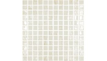 National Pool Tile Glacier Bay 1x1 Glass Tile | White Blend | GLC-ICEBERG