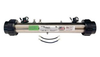 HydroQuip 15" Universal 5.5kW Dual Sensor Flow Thru Heater Assembly | 26-0071-DS-7S-K
