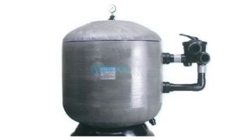 Waterco Micron SMD1800 79" Commercial Side Mount Deep Bed Sand Filter | 6" Flange Connections 58 PSI | 27.50 Sq. Ft. | 30502004154NA