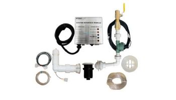 HydroQuip BES Baptismal Fill Kit with Float Water Level in Brass | 48-0140F-KBR