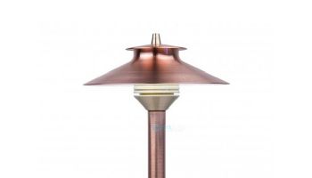 FX Luminaire DM 3 LED Pathlight | Zone Dimming | Copper Finish | 24" Riser | DMLEDTACU-GZD3LED24RACU-KIT