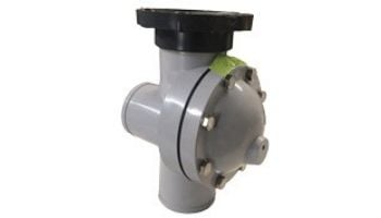Pentair Paragon Stark 3-Way Backwash Valve with Flanges | 8" | Gray | KDI-V3-08
