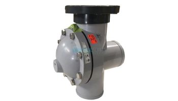 Pentair Paragon Stark 3-Way Backwash Valve with Flanges | 8" | Gray | KDI-V3-08