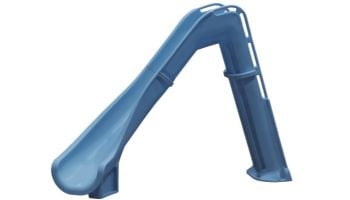 Global Pool Products Bad Axe X7 Swimming Pool Slide | Left Turn | Blue Quartz | GPPS-BAX7-BQ-L