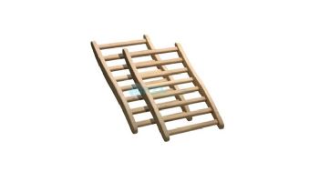 Golden Designs Sauna Ergonomic Backrest | Hemlock | Set of 2 | S-Shape-Hemlock