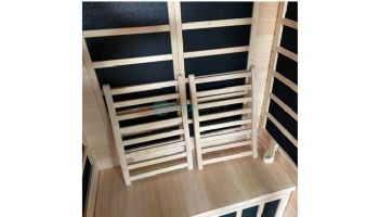 Golden Designs Sauna Ergonomic Backrest | Hemlock | Set of 2 | S-Shape-Hemlock