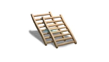 Golden Designs Sauna Ergonomic Backrest | Hemlock | Set of 2 | S-Shape-Hemlock