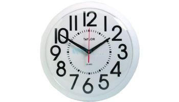 Taylor USA Big & Bold Round Dial Clock | 13.25" | 6760