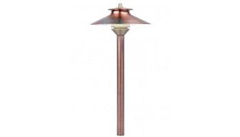 FX Luminaire DM 1 LED Path Light | Copper | 12" Riser | DM1LED12RCU KIT