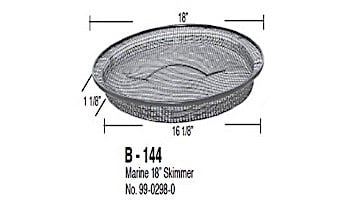 Aladdin Basket for Marine 18" Skimmer No. 99-0298-0 | B-144