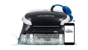 Maytronics Dolphin Explorer E25 Inground Robotic Pool Cleaner with Caddy | 99996406-XPI-KIT