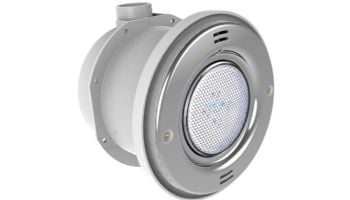 AquaStar Lite Star White Replacement LED Pool and Spa Light with Housing & Bonding Connection | 12V 17W | New Construction | Stainless Steel Face Plate | LSR133-WHITE