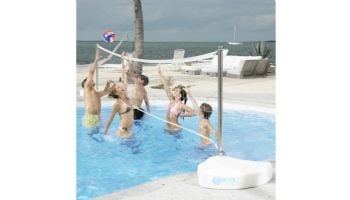 Dunn-Rite WaterVolly Pool Volleyball Net | Stainless Steel | V450