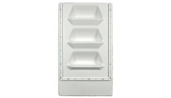 Cardinal Systems 42" In-Wall Pool Ladder | No Rail | White | QP-1000NR