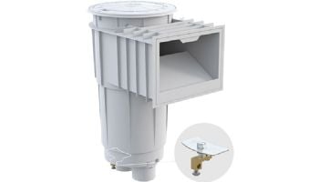 Hayward SkimMaster Round Skimmer | 2" x 2-1/2" | White | SP1072S2
