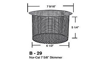 Aladdin Basket for Nor-Cal 7 5/8" Skimmer | B-29