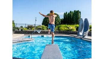 Global Pool Products GX6 6' Diving Board | Gray | No Holes | GPP-DB-GX6-G-NH