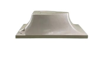 Global Pool Products 3 Bolt Base for 6' Diving Boards | No Jig | 22" Hole Pattern | White | GPP-DB-3B6NJ-W