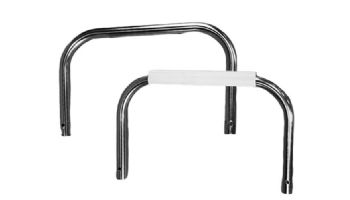 Global Pool Products 18" U Frame Base | Polished Stainless Steel | GPP-DB-UB18-SS