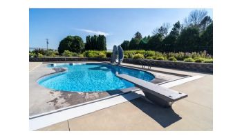 Global Pool Products 6' GX Diving Board 3 Bolt Base with Jig | Gray | GPP-DB-GX6-G-C