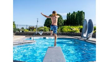 Global Pool Products 6' GX Diving Board 4 Bolt 12" Base with Jig and Spring Kit | Sand | GPP-DB-GX6-S-4B12-C