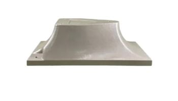 Global Pool Products 3 Bolt Base for 6' Diving Boards | No Jig | 22" Hole Pattern | White | GPP-DB-3B6NJ-W