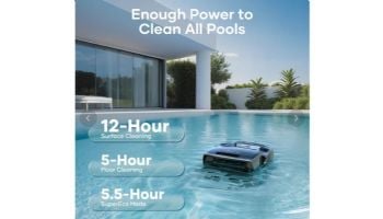Aiper Scuba X1 Pro Max Cordless Robotic Pool Cleaner | 3230 Sq. Ft. Pool Size | X9-US