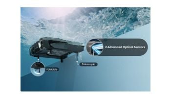 Aiper EcoSurfer P1 Cordless Robotic Pool Skimmer | Solar Charging & DC Charging | S2P-US