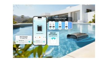 Aiper EcoSurfer P1 Cordless Robotic Pool Skimmer | Solar Charging & DC Charging | S2P-US