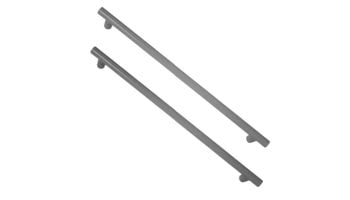 Saftron 2-Post Safety & Exercise Support Bar | .25 Thickness 1.90" OD | 5" W x 9" L | Pair | White | X-09-W | X-09 PR-W