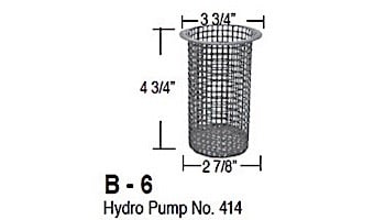 Aladdin Basket for Hydro Pump No. 414 | B-6