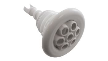 Waterway Plastics Poly Storm Massage Internal Threaded Smooth Face | White | 229-8020