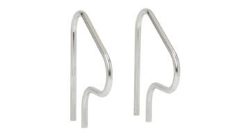S.R.Smith 30" Figure 4 Residential Handrail Pair | 304 Grade Stainless Steel | 1.90" OD | .049" Wall | Hammertone | F4H-101-HT
