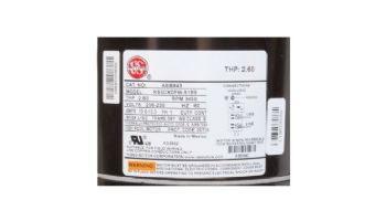 Replacement Square Flange Pool & Spa Motor | 3HP Energy Efficient | 56 Frame Full-Rated | 115/208-230V | B844 | EB844 | ASB844