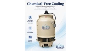 Glacier Ice Block Residential Pool Cooler | 30 GPM 20,000 Gallons | GPC-25