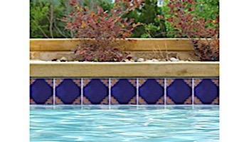 National Pool Tile Casablanca 6x6 Field Series | Cobalt Rust | CASF200