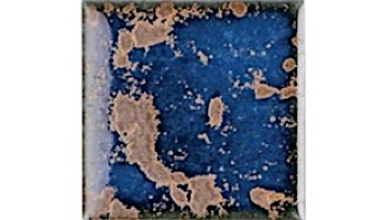 National Pool Tile Discovery Field 3" Trim | Terra Blue | DSF10N 1/4RD