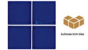 National Pool Tile Discovery Field 3x3 Trim | Cobalt Blue | DSF50N SBN