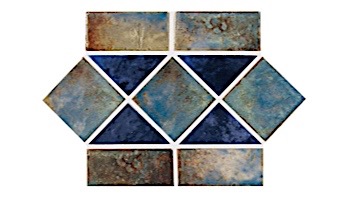 National Pool Tile Martinique Series | Ocean Blue | MAR33