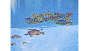 Porcelain Mosaic Coral | Reef Scene A | PORC-CR30A