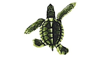 Turtle Green Baby 5"x5" Porcelain ST21B