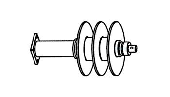 Coverstar Rope Reel Drive Assembly CS3000 Deck Left UG Right | A0164