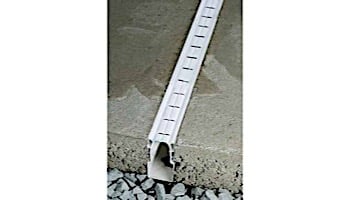 Deck-O-Drain 10' Pool Deck Drainage System | White | 2811011