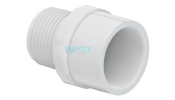 Dura Plastics Sch 40 Male Adapter | MIPT x Slip 2" PVC | White | 436-020